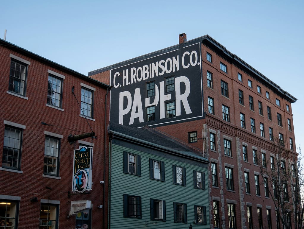 Industrial buildings in Portland, Maine - Old Port